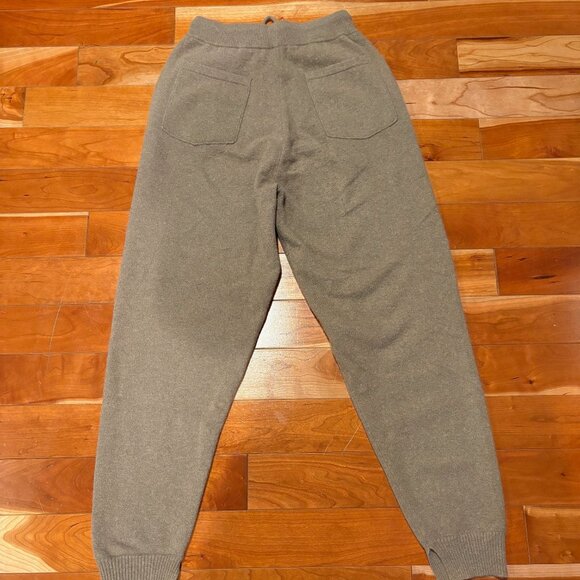 Maison de Papillon 100% Cashmere Drawstring Jogger Sweatpants Women's XS - Picture 2 of 7